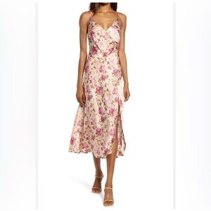 Floret Studios Womens‎ A Line Dress Multicolor Floral Lined Sleeveless XS New
